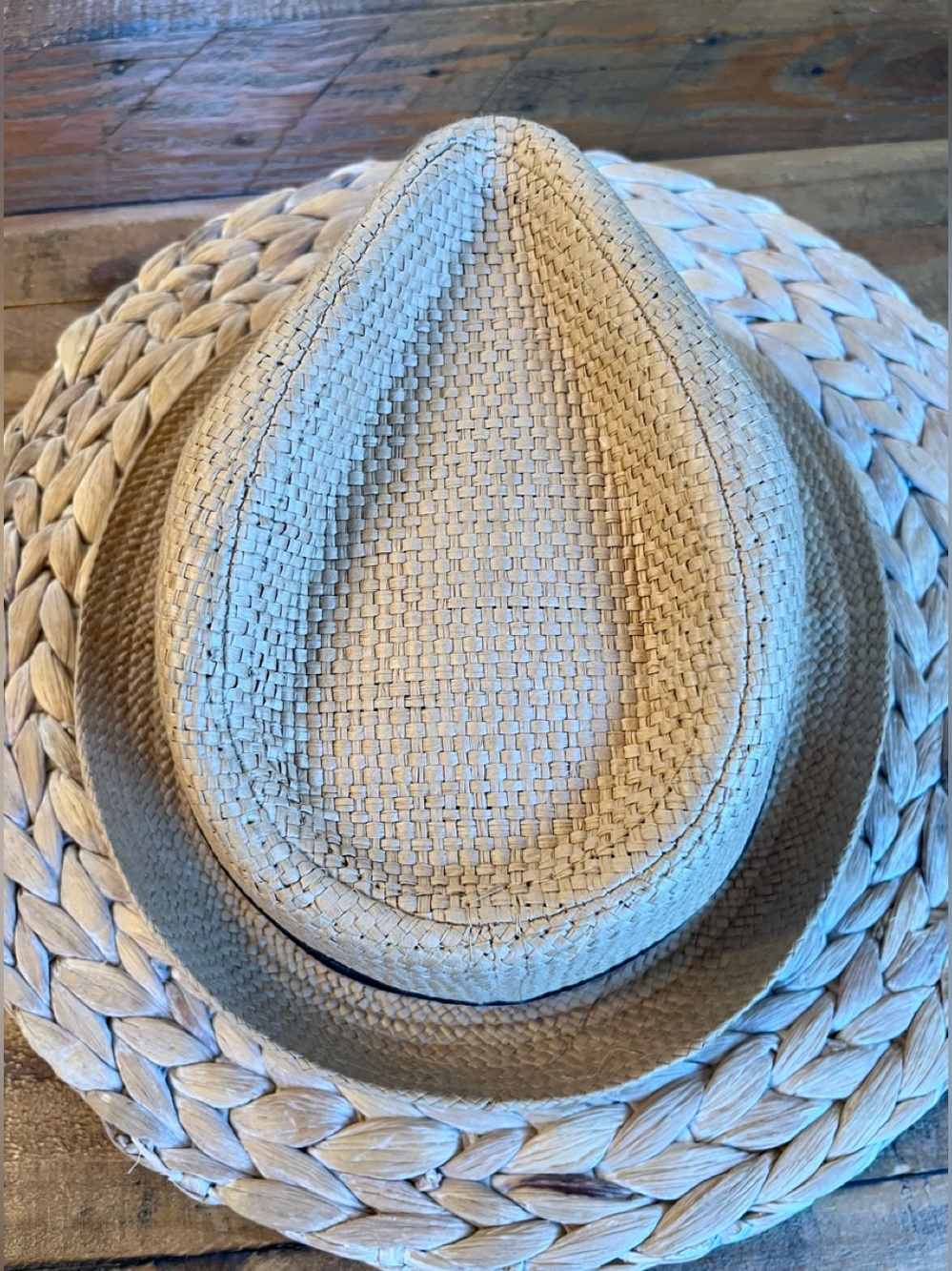 Kooringal Straw Fedora Hat - Picture 3 of 5